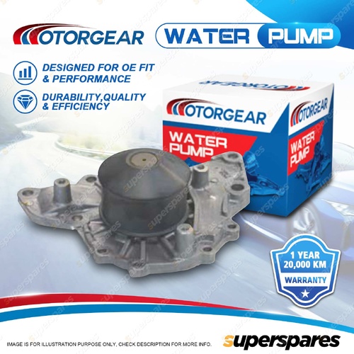 Motorgear Water Pump for Hyundai Terracan HP 3.5L V6 G6CU 11/2001-2018