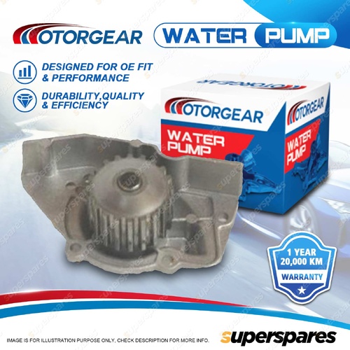 Motorgear Water Pump for Peugeot 306 1.8i 1.8L 16V DOHC XU 7/1997-2018