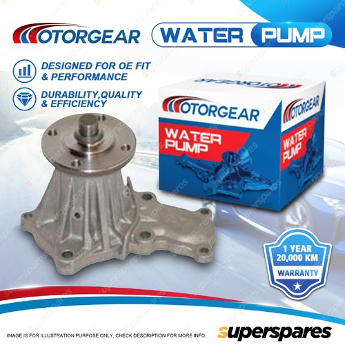 Motorgear Water Pump for Toyota Altezza GZE10 2.0L DOHC 1GFE 10/98-07/05