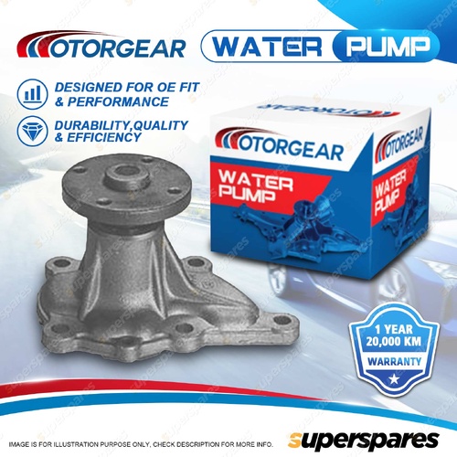 Motorgear Water Pump for Nissan Pulsar N10 Sunny Without Air Vanette C 20 120