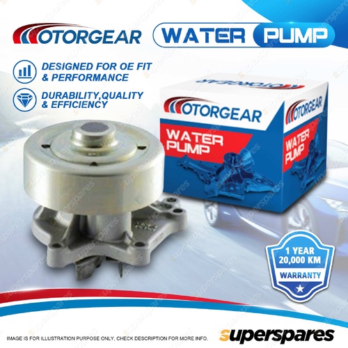 Motorgear Water Pump for Toyota Corolla ZZE122R 1.8L DOHC 1ZZFE 2001-2018