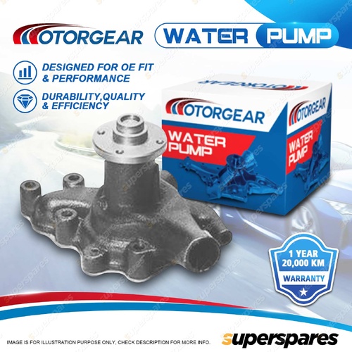 1 piece of Motorgear Water Pump for Isuzu C190 2.0L Diesel 1977-1981