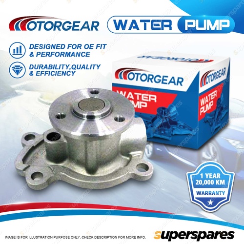 Motorgear Water Pump for Nissan Micra K13 1.5L DOHC HR15DE 2010-2018