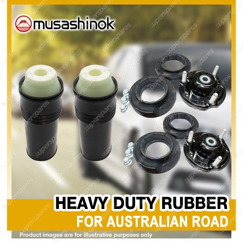 Front Strut Mount Dust Cover Bump Stop Kit for Ford Ranger PX III Everest 18-On