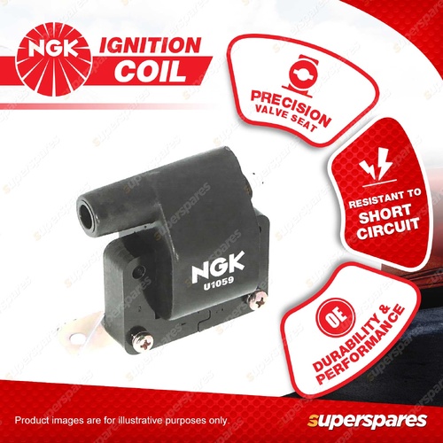 NGK Ignition Coil for Kia Mentor 1.5L 4Cyl SOHC MPFI 8V B5 59kW 12/1996-05/1998