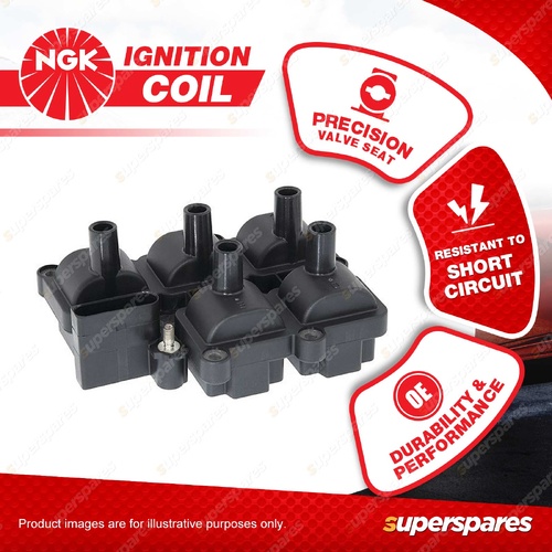 NGK Ignition Coil for Volkswagen Bora V5 TYPE 4 2.3L AGZ V5 10V SOHC 1999-2001