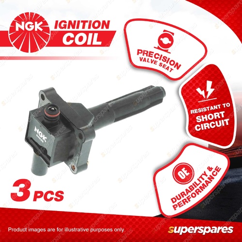 3 x NGK Ignition Coils for Benz E320 W210 E320C E320CA W124 S280 W140 SL280 R129