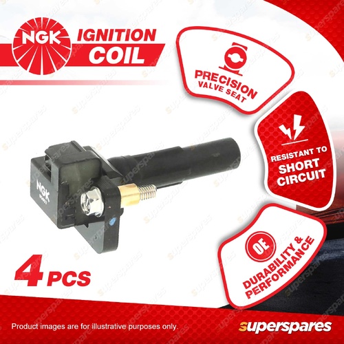4 x NGK Ignition Coils for Subaru Forester SF Impreza GD GG 2.0L T4 Cyl DOHC