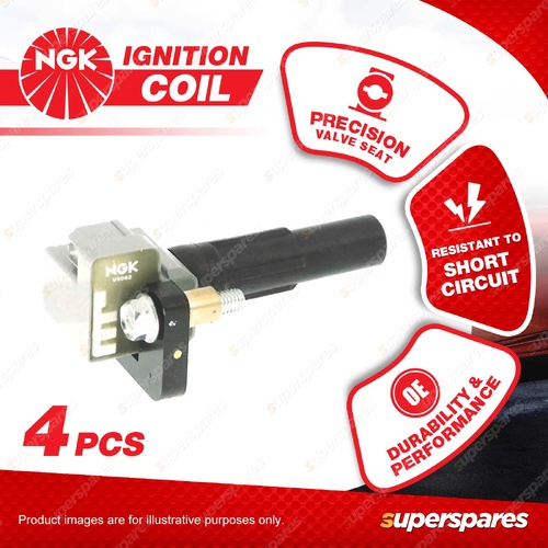4 x NGK Ignition Coils for Subaru Impreza GD GH Liberty BE 2.0L T4 Cyl V DOHC