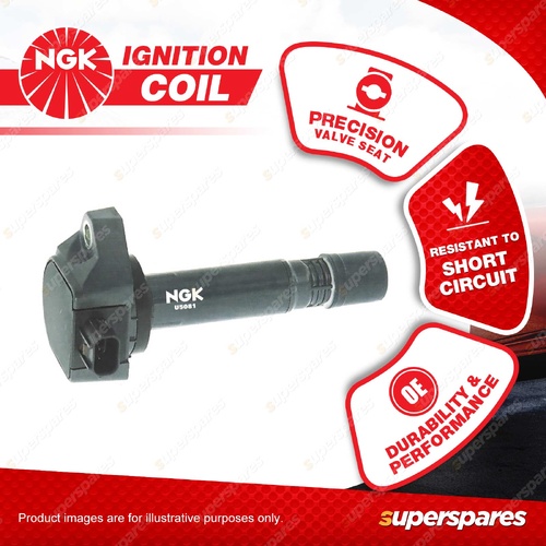 NGK Ignition Coil for Honda Civic FD3 1.3L 4Cyl V SOHC MPFI 16V LDA2 85kW 06-12