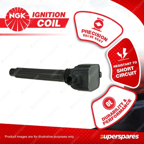 NGK Ignition Coil for Jeep Cherokee KL Grand Cherokee WK Wrangler JK V6 MPFI