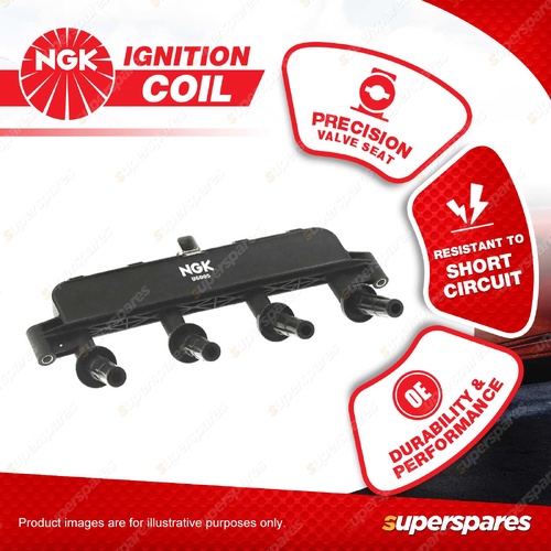 NGK Ignition Coil for Citroen Berlingo C3 1.4L 4Cyl SOHC MPFI 8V TU3JP 99-06
