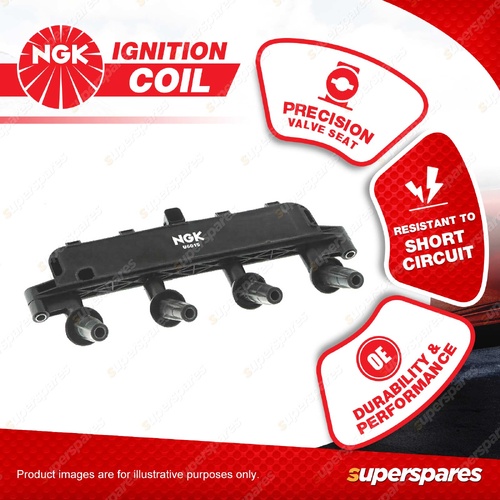 NGK Ignition Coil for Citroen Berlingo C3 1.4L4 Cyl SOHC MPFI 8V TU3A 2003-2010