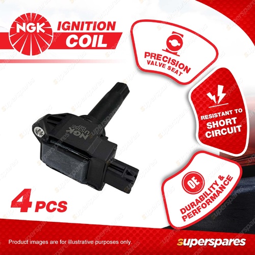 4 x NGK Ignition Coils for Toyota 86 GT GTS ZN6R ZN6 2.0L FA20D 4UGSE F4 16v