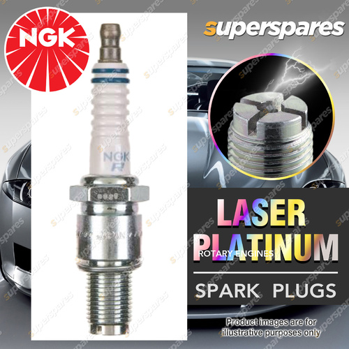 NGK Laser Platinum Spark Plug BUR9EQP for Mazda RX 7 Ser 6 Twin Turbo 13B 92-02