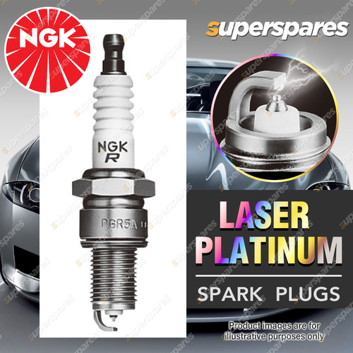 NGK Laser Platinum Spark Plug PGR6A for Alfa Romeo 164 3.0 i.e. QV 90-92