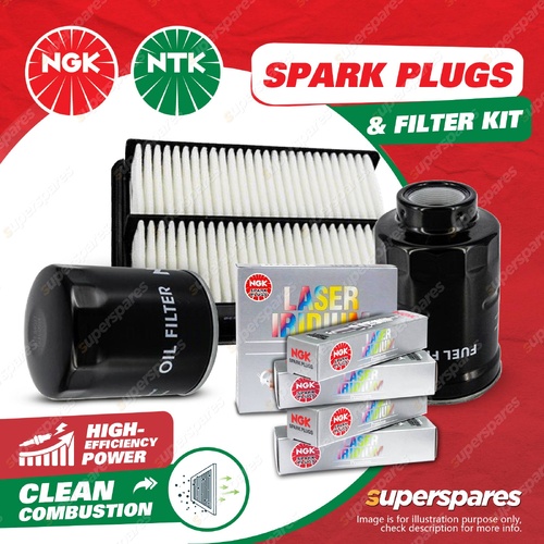 NGK Iridium Spark Plugs+NTK Filter Kit for HSV Avalanche Clubsport Maloo Senator
