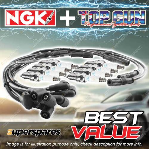 NGK Ignition Spark Plug Leads Wires Kit for Ford Bronco LTD F100 F250 F350
