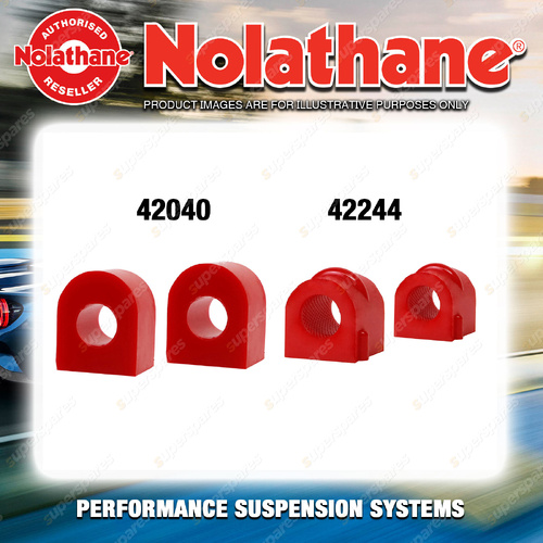 Nolathane Sway Bar Mount Bush Kit for Toyota Lexcen VN VP 6CYL 8/1988-7/1993
