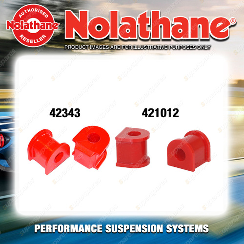Nolathane Sway Bar Mount Bush Kit for Holden Apollo JK JL 4CYL 9/1989-2/1993