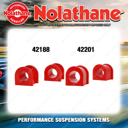 Nolathane Sway Bar Mount Bush Kit for Ford Laser KF KH AWD FWD 3/1990-10/1994