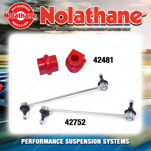 Nolathane Sway Bar Link & Bush Kit for Holden Barina TK 4CYL 12/2005-10/2011
