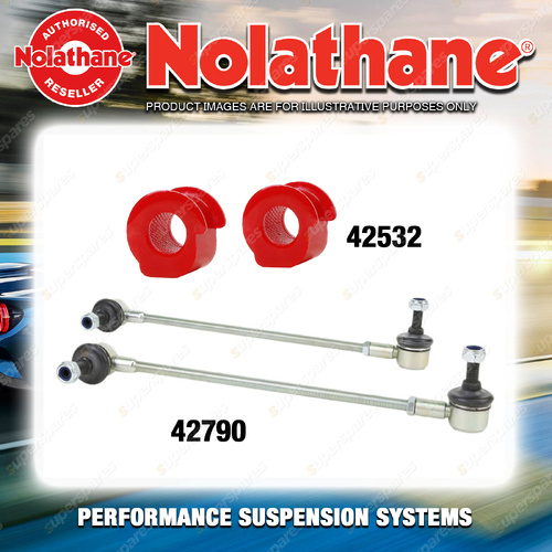 Nolathane Sway Bar Link & Bush Kit for Suzuki Swift EZ 4CYL 2/2005-1/2011
