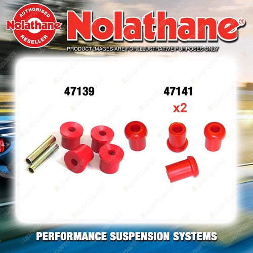 Nolathane Spring eye bush kit for CHRYSLER VALIANT RV1 6CYL 1/1962-3/1962