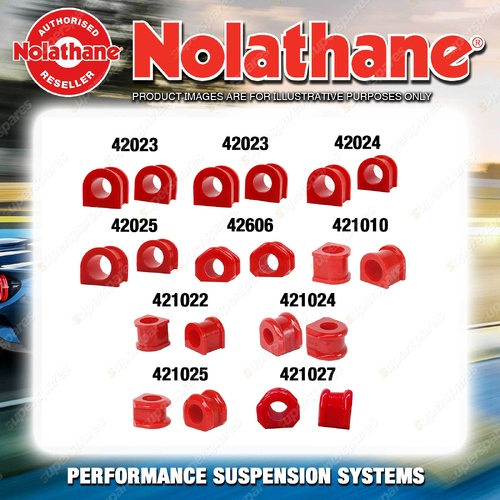 Nolathane Sway bar mount bush kit for FORD FAIRLANE NF NL 6/8CYL 3/1995-12/1999