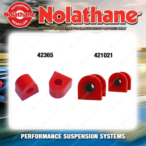 Nolathane Sway bar mount bush kit for FORD MAVERICK DA 6CYL 8/1987-9/1993
