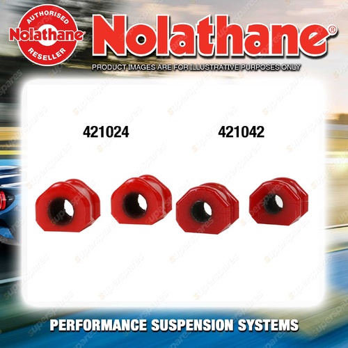 Nolathane Sway bar mount bush kit for FORD TICKFORD TE50 AU 6/8CYL 8/1998-8/2002