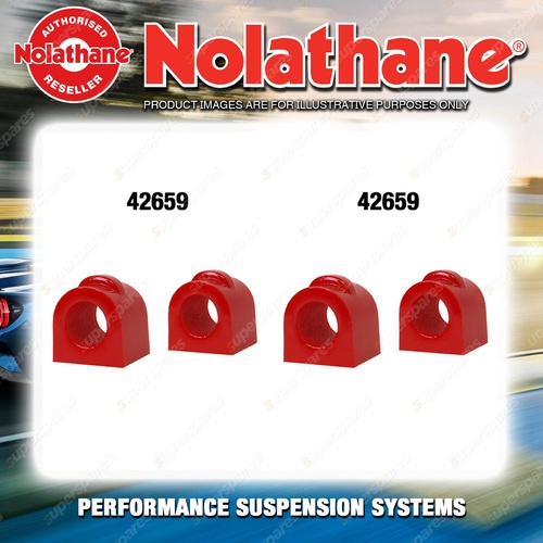 Nolathane Sway bar mount bush kit for MAZDA MAZDA3 BL EXCL MPS 4CYL 2009-2014