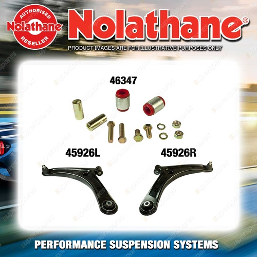 Nolathane Control arm lower arm & bush kit for MITSUBISHI LANCER CJ 4CYL FWD