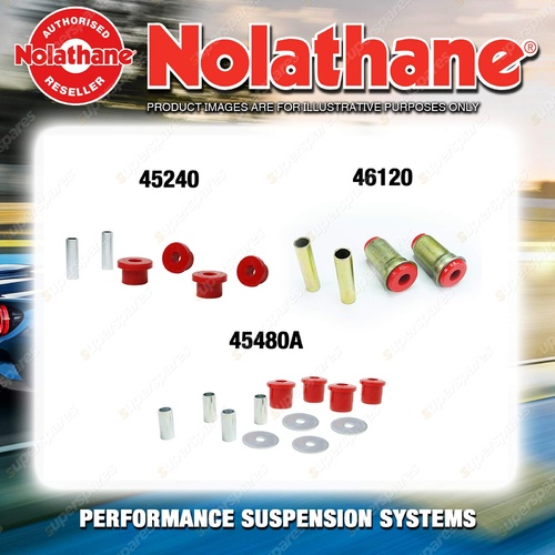 Nolathane Control arm bush kit for MITSUBISHI TRITON MK 6CYL 2WD 1996-2006