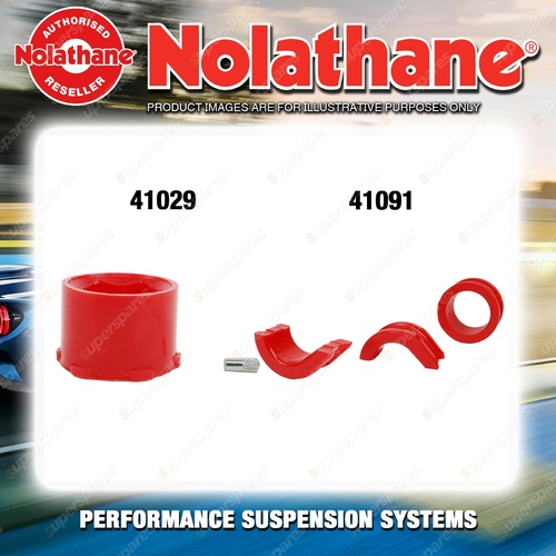 Nolathane Steering rack and pinion bush kit for NISSAN SKYLINE R31 6CYL