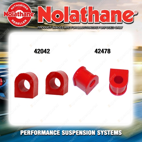Nolathane Sway bar mount bush kit for NISSAN SKYLINE R33 GTS GTS-T 6CYL RWD