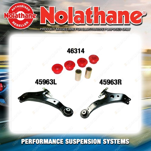 Nolathane Control arm lower arm & bush kit for TOYOTA AURION GSV40R 6CYL