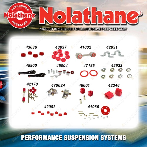 Front Nolathane Suspension Bush Kit for FORD FALCON XE XF 6/8CYL 10/1982-10/1987