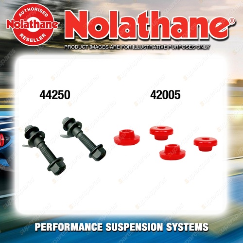 Front Nolathane Suspension Bush Kit for FORD FESTIVA WA 4CYL 10/1991-3/1994