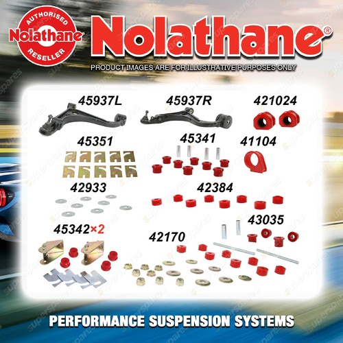 Front Nolathane Suspension Bush Kit for FORD LTD AU 6/8CYL 6/1999-8/2002