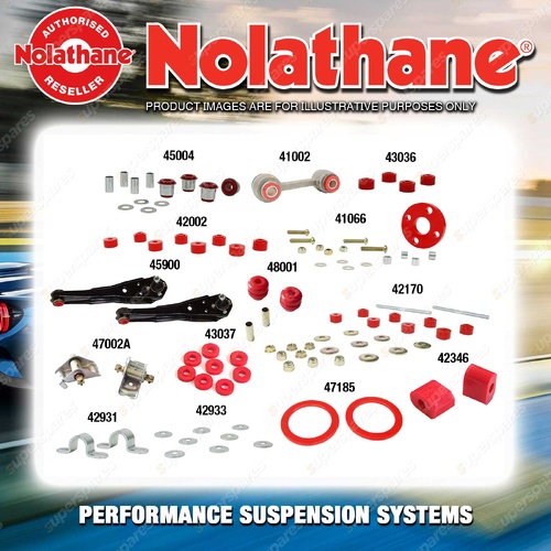 Front Nolathane Suspension Bush Kit for FORD LTD FD FE 6/8CYL 3/1982-5/1988