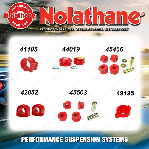 Front Nolathane Suspension Bush Kit for HOLDEN CREWMAN VY VZ CROSS 6 8 AWD