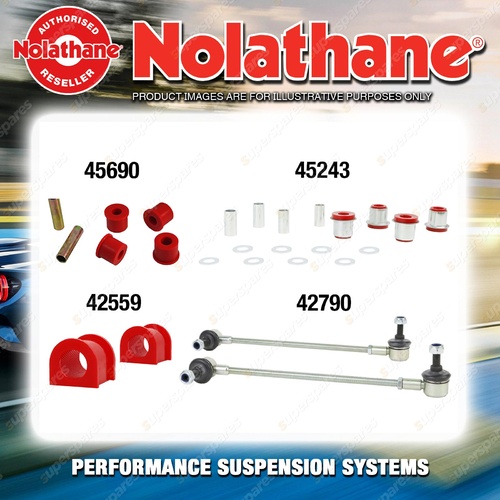 Front Nolathane Suspension Bush Kit for HOLDEN FRONTERA MX 4/6CYL 2/1999-6/2004