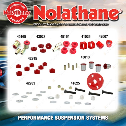 Front Nolathane Suspension Bush Kit for HOLDEN GEMINI TX TC TD TE TF TG