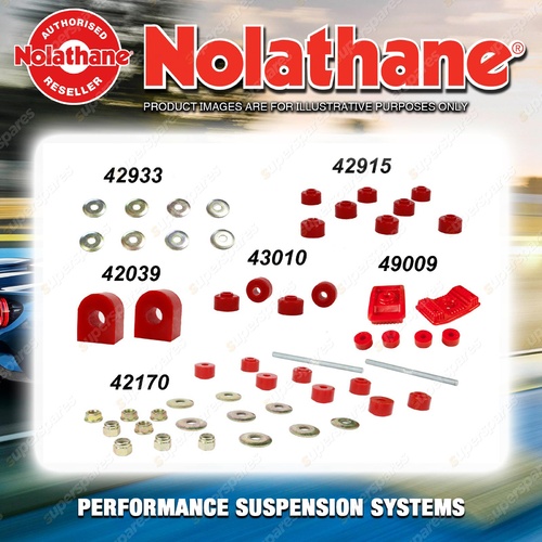 Front Nolathane Suspension Bush Kit for HOLDEN H SERIES HK HT HG 8CYL 1968-1971