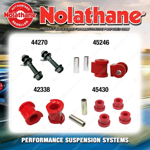 Front Nolathane Suspension Bush Kit for HOLDEN NOVA LE LF 4CYL 8/1989-8/1994