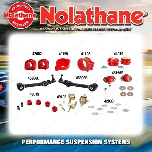 Front Nolathane Suspension Bush Kit for HOLDEN STATESMAN WH 6/8CYL 6/1999-4/2003