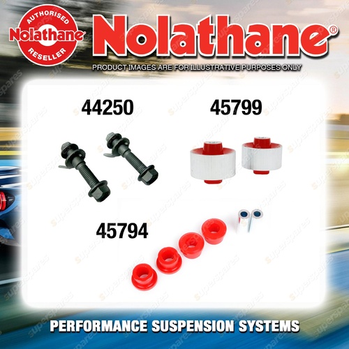Front Nolathane Suspension Bush Kit for HOLDEN VIVA JF 4CYL 9/2005-5/2009