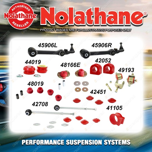 Front Nolathane Suspension Bush Kit for HSV GRANGE WL 8CYL 9/2004-12/2006