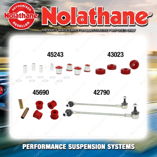 Front Nolathane Suspension Bush Kit for HSV JACKAROO UBS25 6CYL 6/1993-7/1993